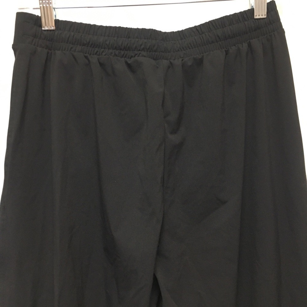 Uniqlo Ultra Stretch Wide Pants Medium Black Athleisure Gorpcore Office Casual - Picture 12 of 13